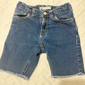 Levi's Kids Blue Denim Shorts